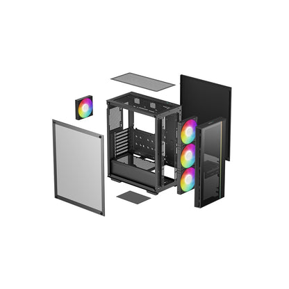 DeepCool MATREXX 55 V4 C Tempered Glass ATX Mid Tower Cabinet