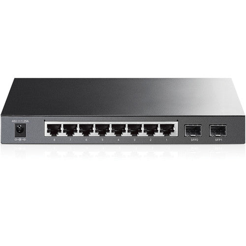 TP-Link TL-SG2210P Jetstream 8 Port Gigabit Smart PoE+ Switch with 2 SFP Slots