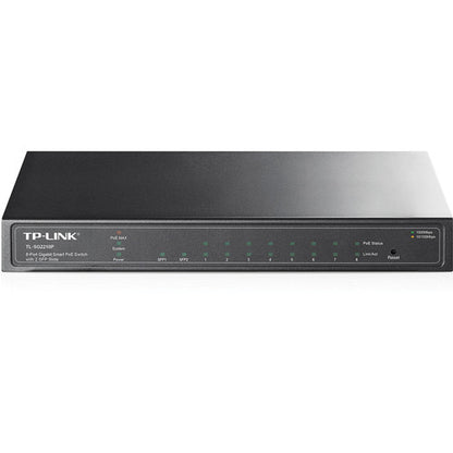 TP-Link TL-SG2210P Jetstream 8 Port Gigabit Smart PoE+ Switch with 2 SFP Slots