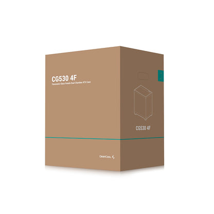 DeepCool CG530 4F Tempered Glass ATX Mid Tower Cabinet-Black