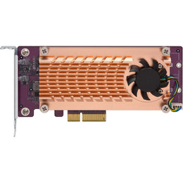 QNAP QM2-2P-244A Dual M.2 22110 / 2280 PCIe Gen2 x4 NVMe SSD Expansion Card
