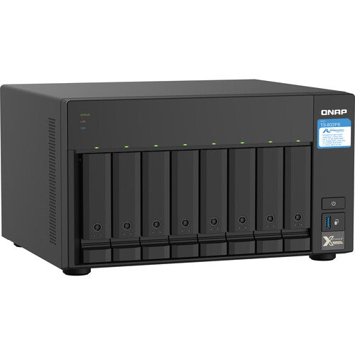 QNAP TS-832PX-4G Quad Core 8 Bay Network Attached Storage - tpstech.in
