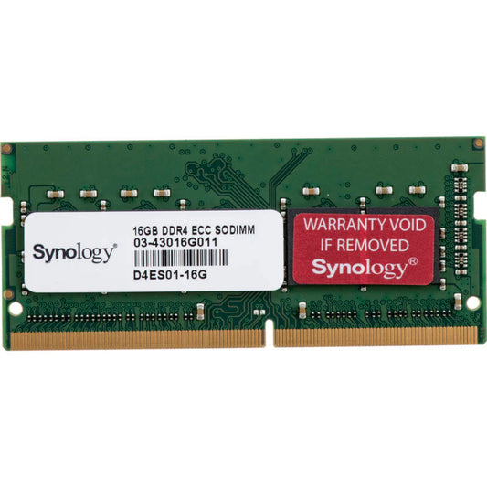 Synology NAS 16GB DDR4 RAM 2666MHz SO-DIMM ECC Unbuffered Memory Module