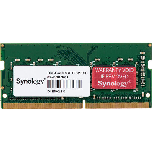 Synology 8GB DDR4 RAM 2666MHz SO-DIMM ECC Unbuffered Memory Module