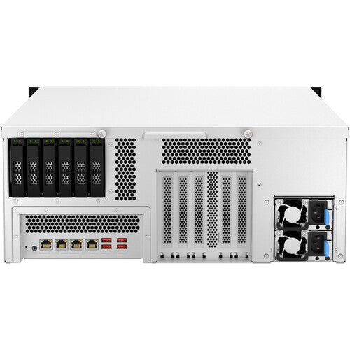 QNAP TS-h3087XU-RP-E2378-64G 30 Bay Dual 10GbE 4U Rackmount Hybrid NAS