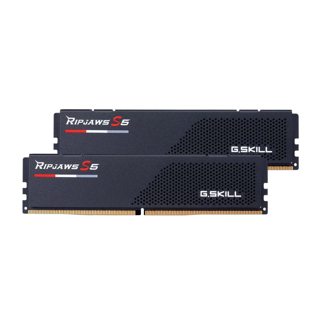 G.Skill Ripjaws S5 32GB (2x16GB) DDR5 RAM 6000MHz CL36 Desktop Memory - Black