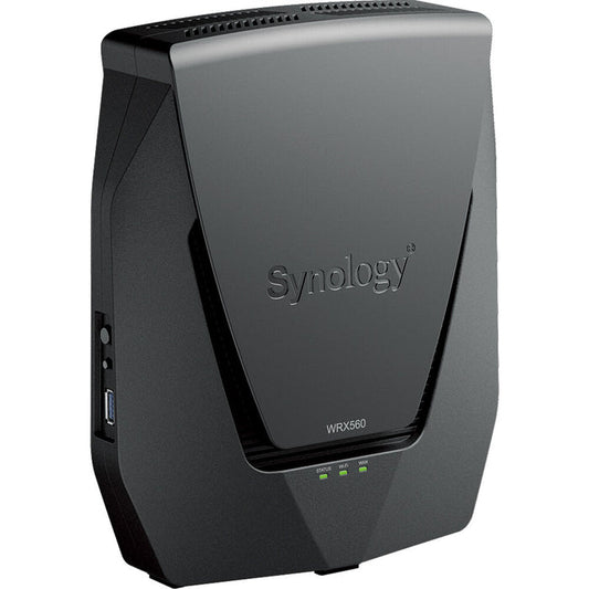 Synology WRX560 2.5Gbps Ethernet Wireless Dual-Band Wi-Fi 6 Router - Black