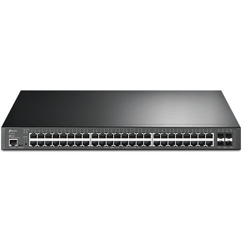 TP-Link JetStream TL-SG3452XP 48-Port Gigabit and 4-Port 10GE SFP+ L2+ Managed Switch with 48-Port PoE+