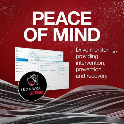 Seagate IronWolf Pro 4TB 3.5" 7200RPM SATA 6Gb/s NAS Internal Hard Disk Drive