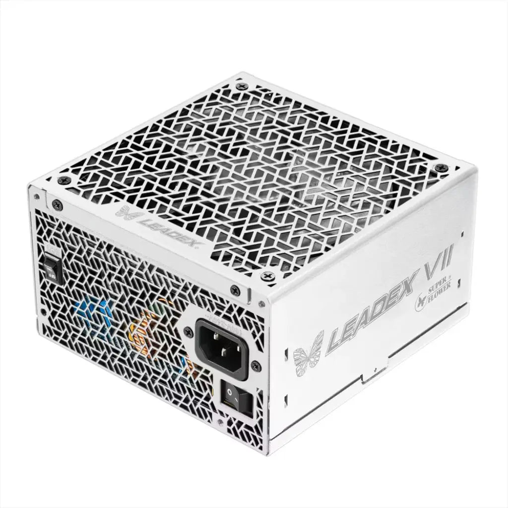 Super Flower Leadex VII XG 1300W ATX 3.1 PCIe 5.1 Ready Fully Modular Power Supply-White