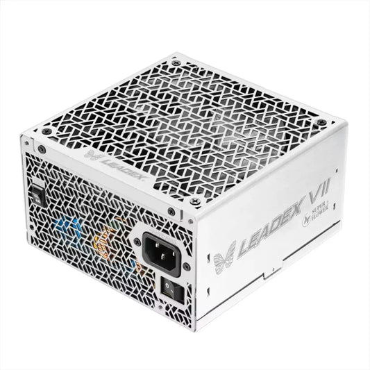 Super Flower Leadex VII XG 1300W ATX 3.1 PCIe 5.1 Ready Fully Modular Power Supply-White
