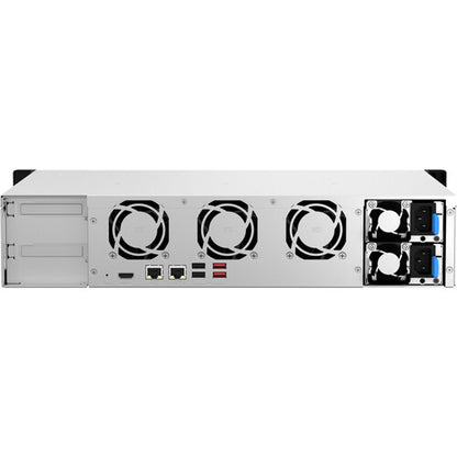 QNAP TS-864eU-RP-8G 8 Bay High-Speed 2U Short Depth Rackmount NAS