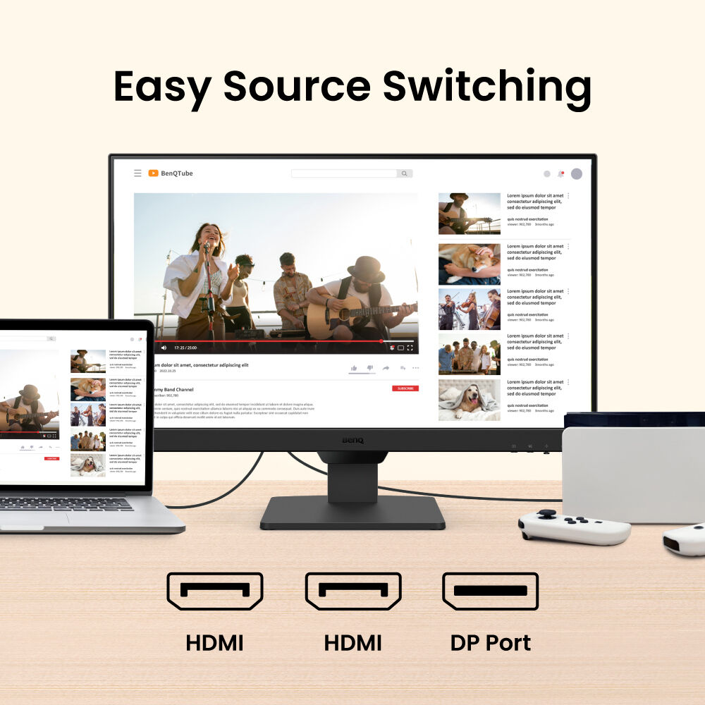 BenQ GW2790 27" 100Hz 1080p FHD 99% sRGB Eye-Care Home Office Monitor with Speakers