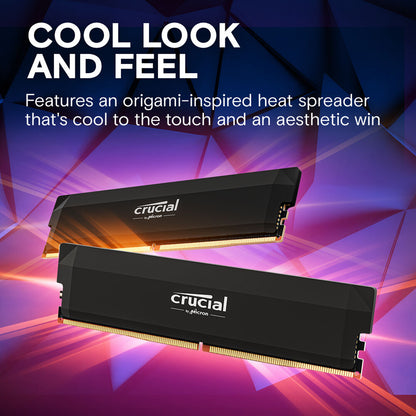Crucial Pro Overclocking 16GB DDR5 6000Mhz CL36 UDIMM OC Gaming Memory