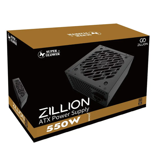 Super Flower Zillion DB 550W Bronze High Efficiency ATX Non Modular Power Supply