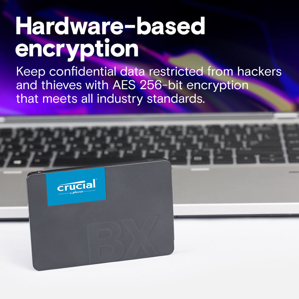 Crucial BX500 480GB 2.5" SATA III 6Gb/s 3D NAND Internal Solid State Drive