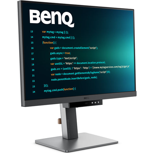 BenQ RD240Q 24.1” 60Hz 2560x1600 WQXGA USB-C Ergonomic Programming Monitor with Built-in Speaker