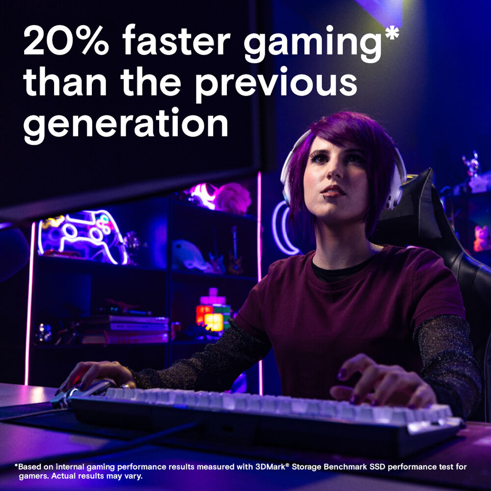 Crucial T700 1TB PCIe Gen5 NVMe M.2 Internal Solid State Drive