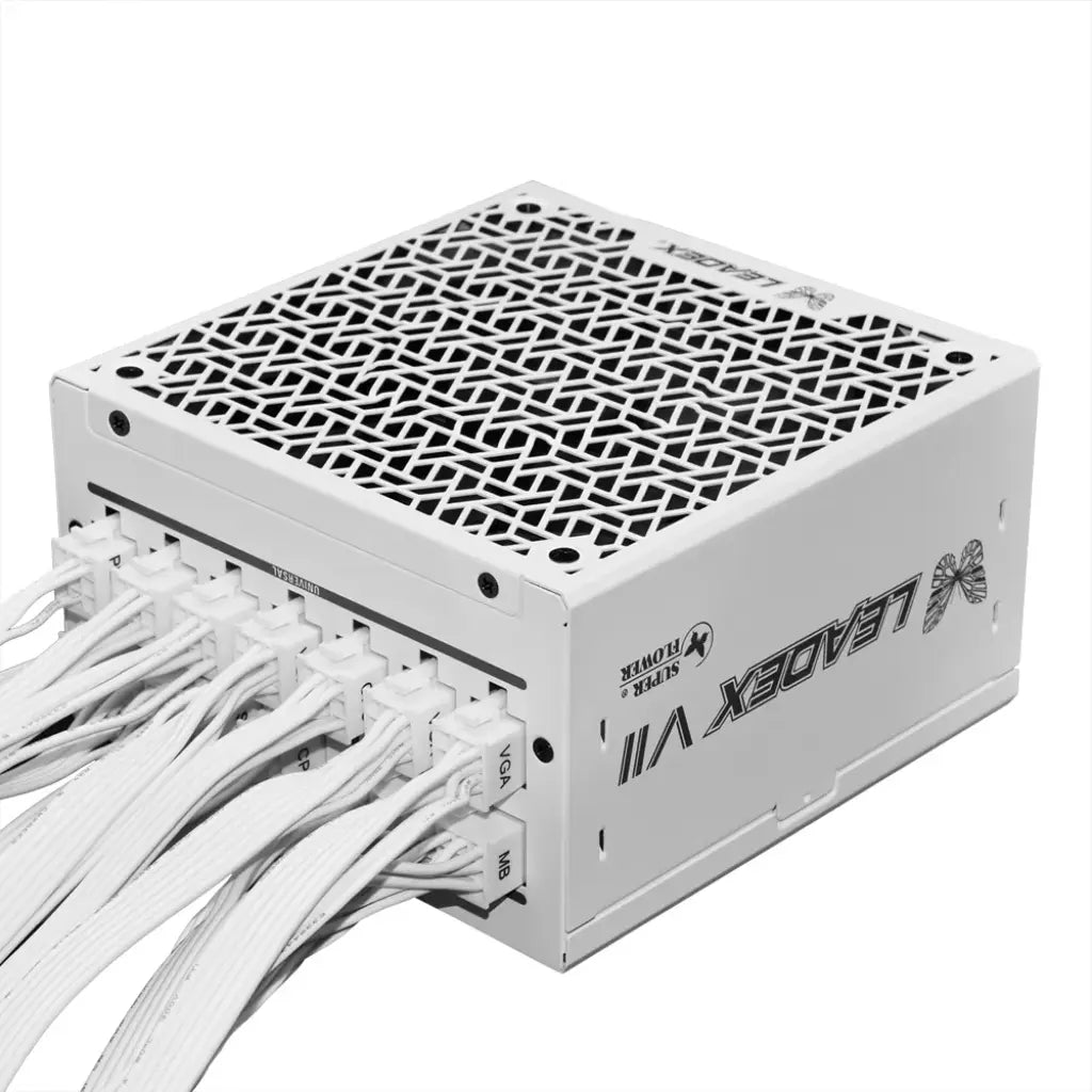 Super Flower Leadex VII Platinum PRO 1000W ATX 3.1 PCIe 5.1 Ready Fully Modular Power Supply-White