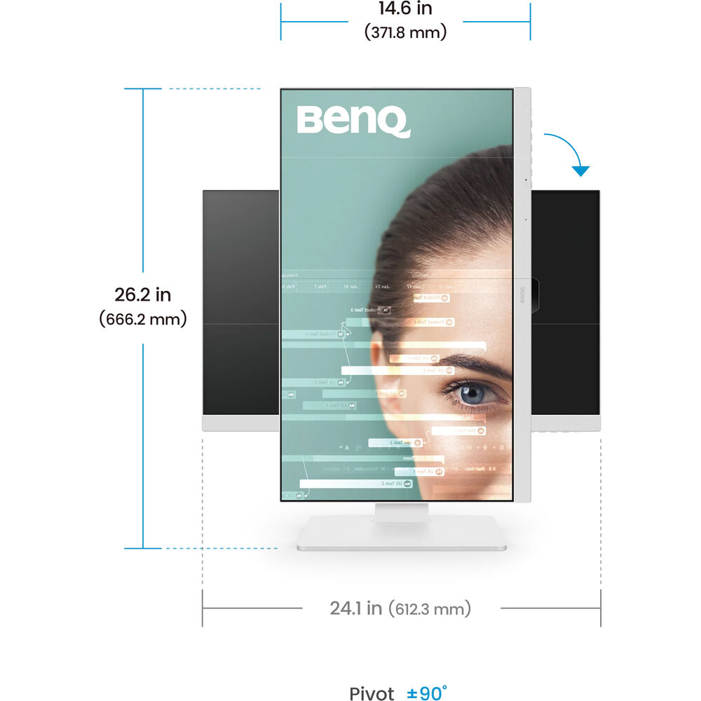 BenQ GW2786TC 27" 100Hz 1080p FHD Ergonomic USB-C Home Office Monitor with Speakers