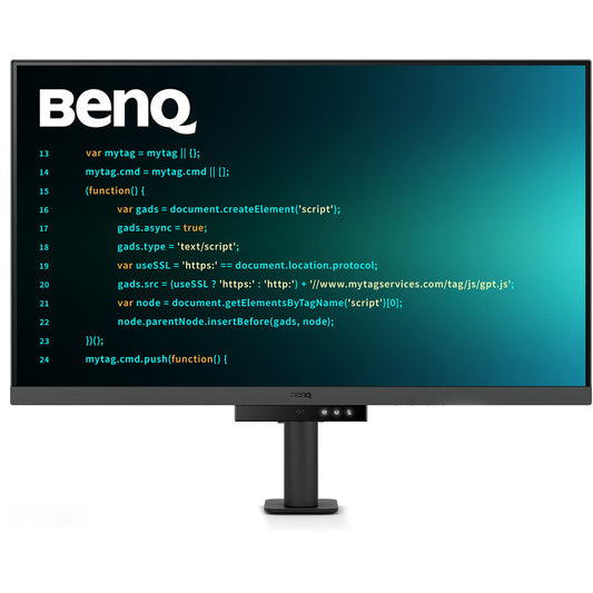 BenQ RD320UA 32” 2160p 4K UHD Programming Monitor with MoonHalo Flexible Arm and Built-in Speaker
