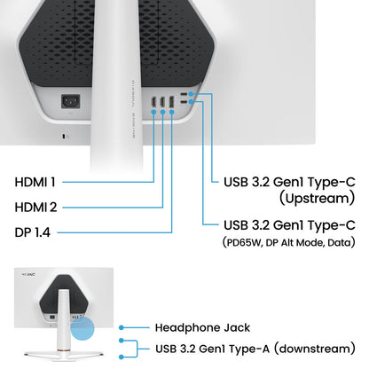 BenQ EX271Q 27” 180Hz 1440p 2K IPS Panel HDR10 AI Powered PixSoul Gaming Monitor