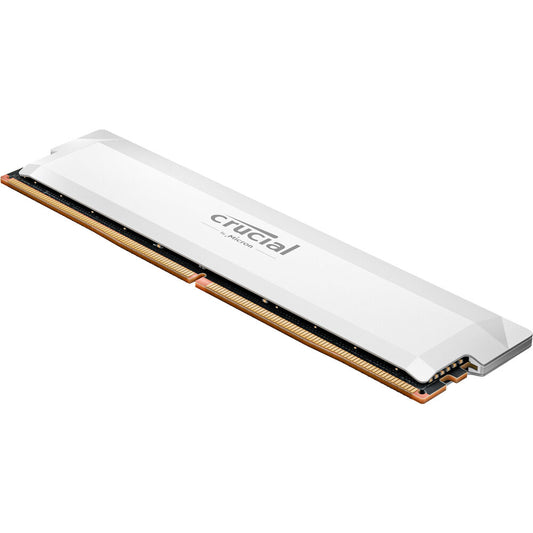 Crucial Pro Overclocking 16GB DDR5 6000Mhz CL36 UDIMM OC Gaming Memory - White