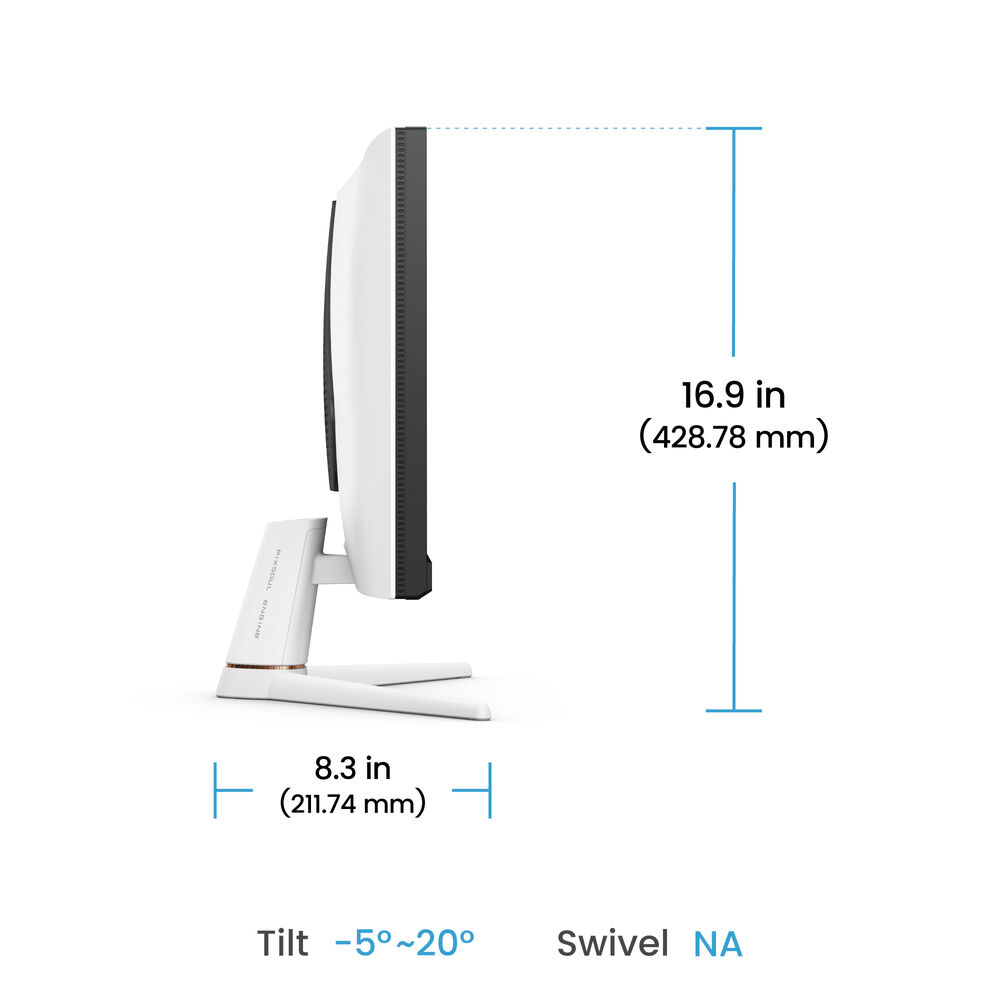 BenQ EX251 25” 220Hz 1080p FHD AI Powered PixSoul Gaming Monitor with Built-in Speaker