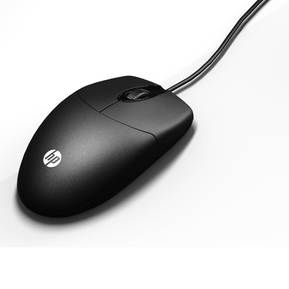HP M050 3 Button 1200 DPI USB Wired Mouse (Black)