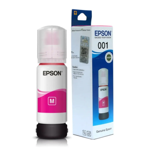 Epson 001 (C13T03Y398) Magenta Ink Bottle 70ml  for EcoTank Printers