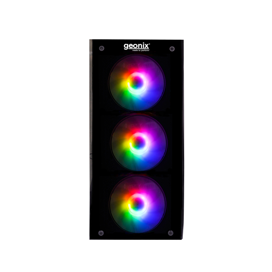 GEONIX X20 Micro ATX Mini ATX ARGB Cabinet 4 Fans Gaming Computer Case
