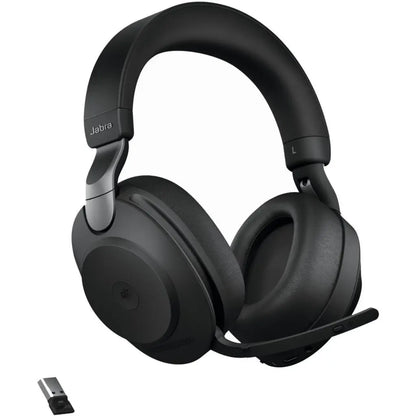 Jabra Evolve2 85 MS Stereo USB‑A Headset with Digital Hybrid ANC- Black