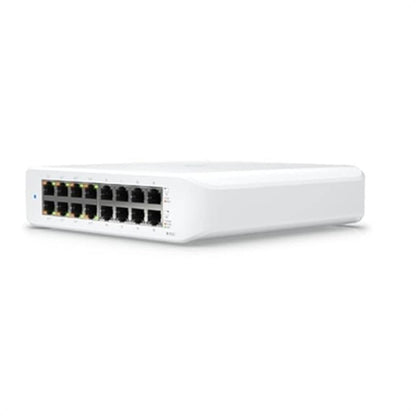 Ubiquiti USW-LITE-16-POE Wall Mountable 16-port Layer 2 PoE switch with Fanless Cooling