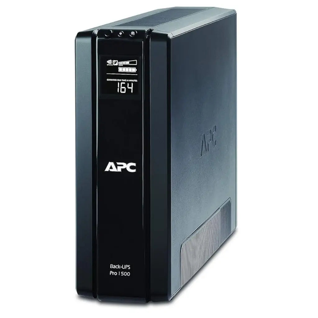 APC Back UPS Pro BR1500G IN 1500VA 865W Line Interactive UPS with LCD Display AVR - Black