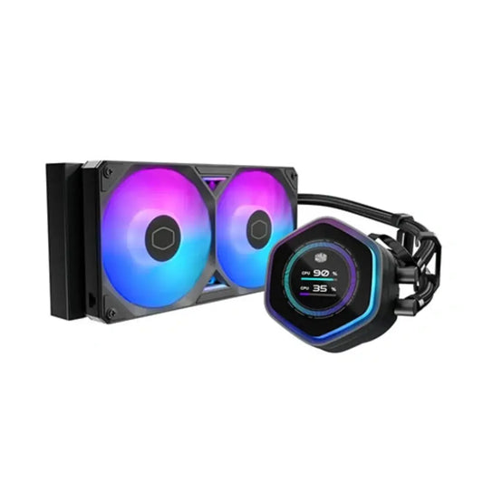 Cooler Master MasterLiquid Atmos II 240mm LCD ARGB AIO Liquid CPU Cooler