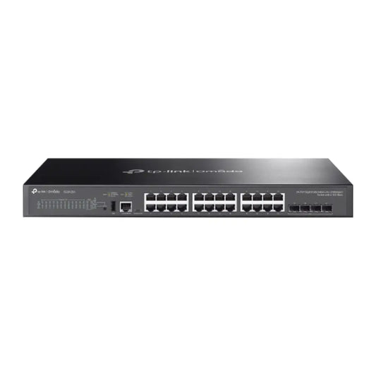 TP‑Link Omada SG5428X 24‑Port Gigabit L3 Managed Switch with 4×10G SFP+ Stackable