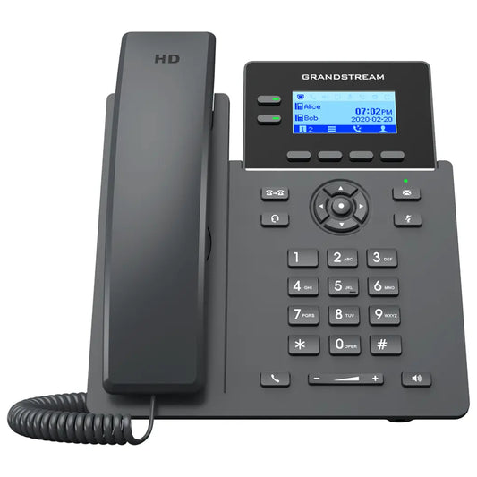 Grandstream GRP2602 Essential 2‑Line IP Phone with HD Audio
