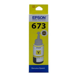 Epson T6734 (C13T673498) Yellow Ink Bottle 70ml Compatible with EcoTank L Series Printers
