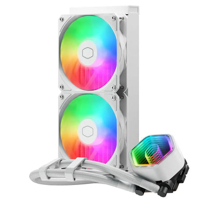 Cooler Master MasterLiquid Core II 240 ARGB AIO Liquid CPU Cooler - White
