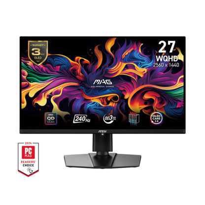MSI MAG 271QPX QD-OLED E2 27" WQHD 240Hz 0.3ms Gaming Monitor
