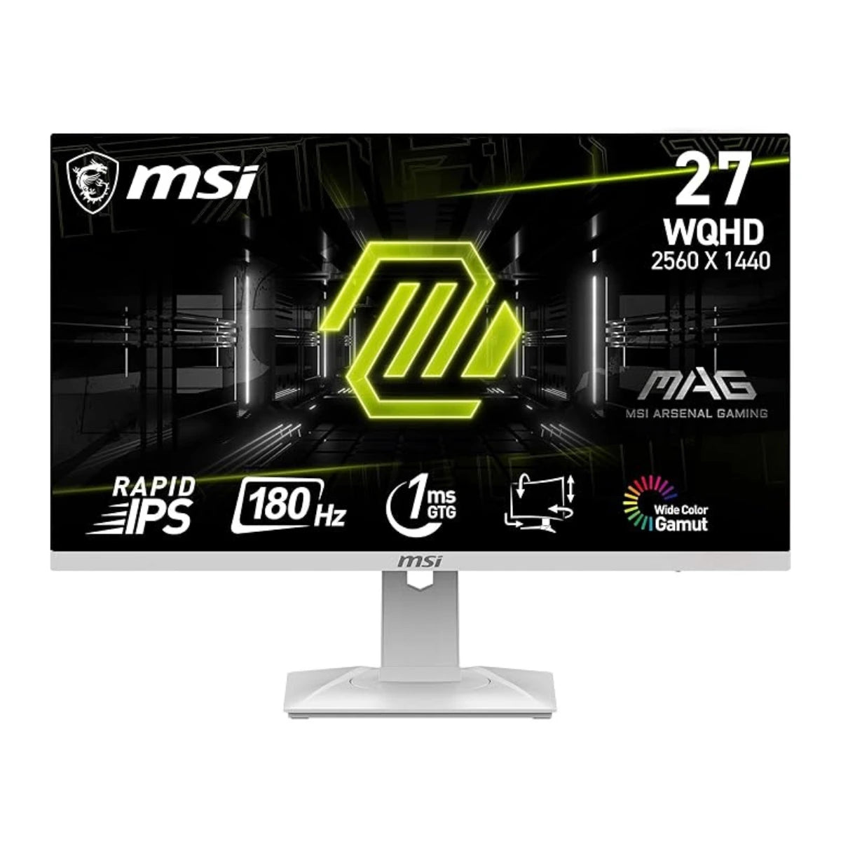 MSI MAG 274QRFW 27" 180Hz 2K WQHD 1ms IPS AMD FreeSync sRGB Gaming Monitor