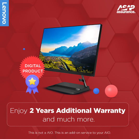 Lenovo 2 Year Warranty Pack with Onsite Service for AIO All-in-One (NOT A DESKTOP)