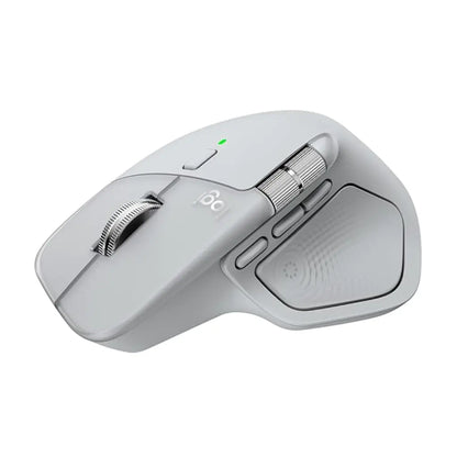 Logitech MX Master 4 Wireless Ergonomic Mouse Haptic Feedback USB‑C Bolt - Pale Grey