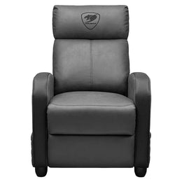 Cougar Ranger Elite Jet Gray Gaming Sofa Recliner 95–160° Adjustable Backrest Side Pocket