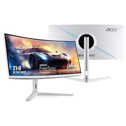 Acer XZ306CX 29.5" 2560x1080 200Hz 1ms Ultrawide Curved Gaming Monitor - White