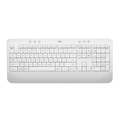 Logitech Signature K650 Wireless Bluetooth Keyboard with Palm Rest - Off White