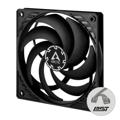 ARCTIC P12 Slim PWM PST 120mm Low-Profile Case Fan with Cable Splitter-tpstech.in