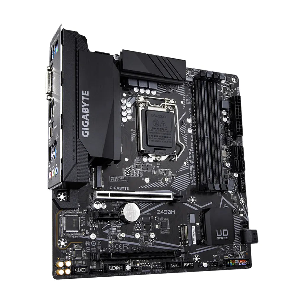Gigabyte Z490M Intel Z490 LGA1200 DDR4 Micro-ATX Motherboard-tpstech.in