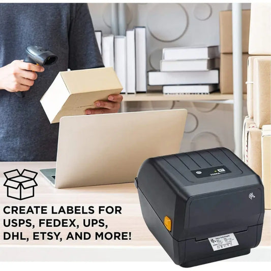 Zebra ZD230 Thermal Transfer Barcode Label Printer with USB & LAN Connectivity-tpstech.in