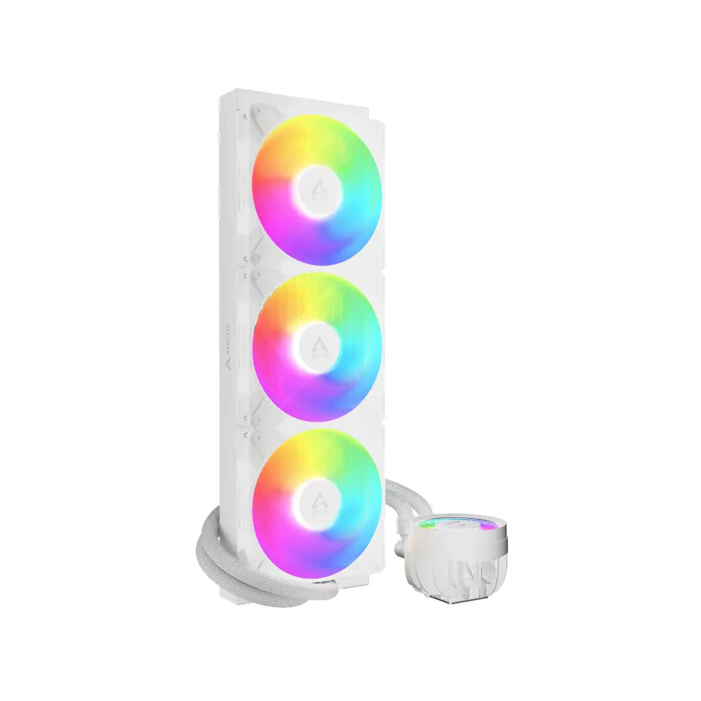 ARCTIC Liquid Freezer III Pro 420 ARGB 420mm AIO CPU Liquid Cooler - White-tpstech.in